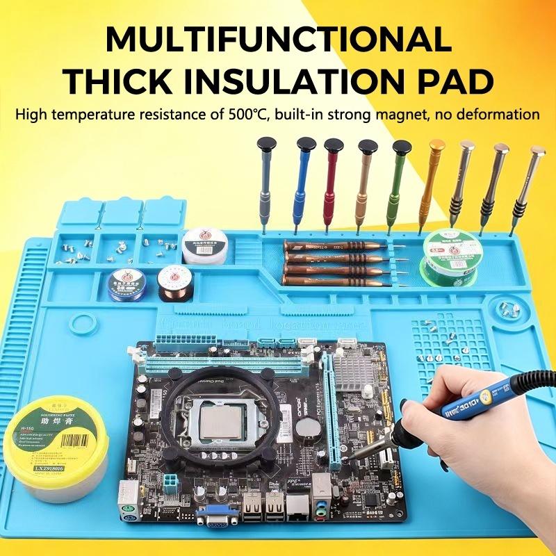 Electronics Repair Mat - Tappetino Magnetico Antistatico in Silicone per